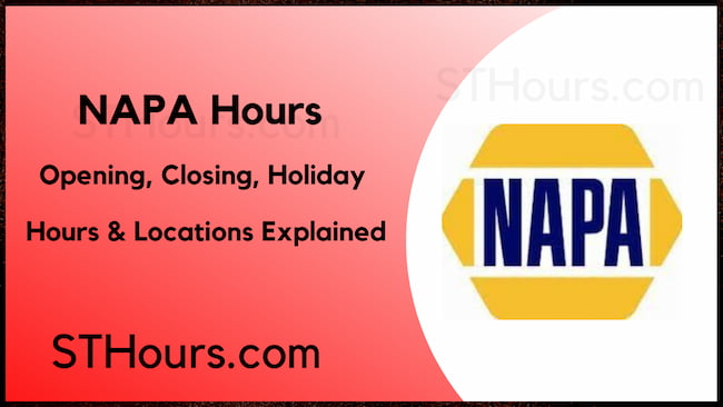 NAPA Hours