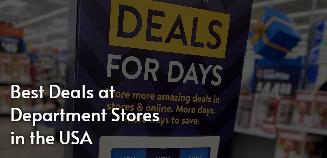 Best Deals at Department Stores in the USA